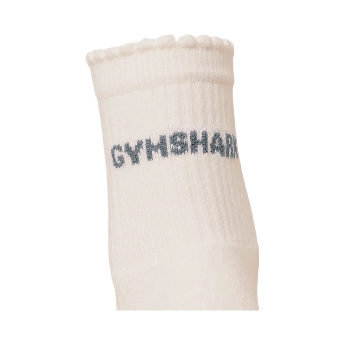 Gymshark Frill Pilates Midi Sock "Soft White Iron Blue" - HypeFly India View 3