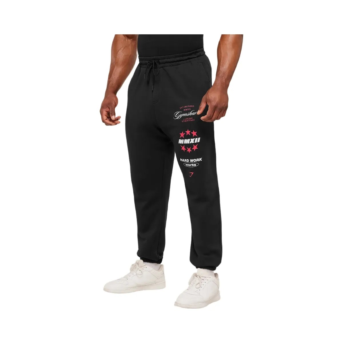 Gymshark Global Lifting Graphic Pants "GS Black" - HypeFly India View 3