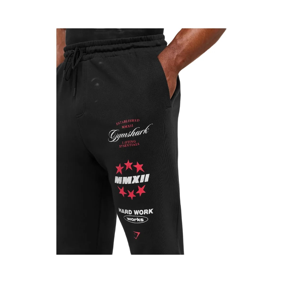 Gymshark Global Lifting Graphic Pants "GS Black" - HypeFly India View 4
