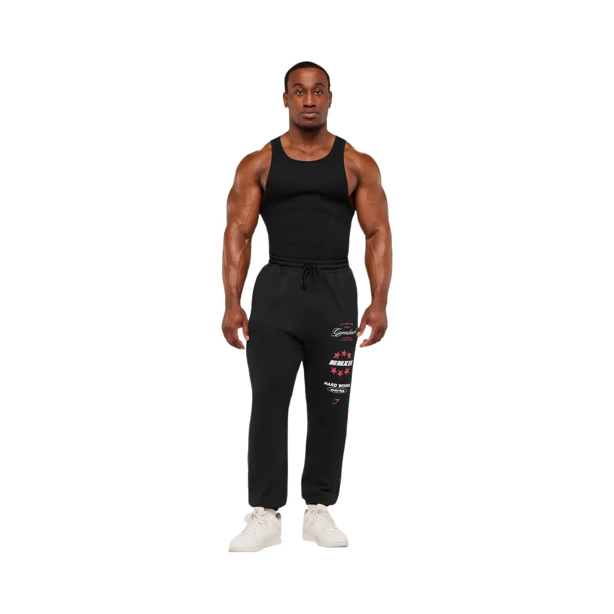 Gymshark Global Lifting Graphic Pants "GS Black" - HypeFly India View 5