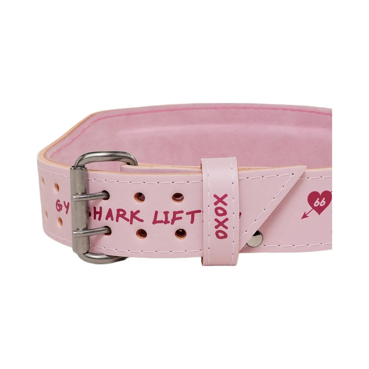 Gymshark Graphic Tapered Lifting Belt "Cloud Pink" - HypeFly India View 3
