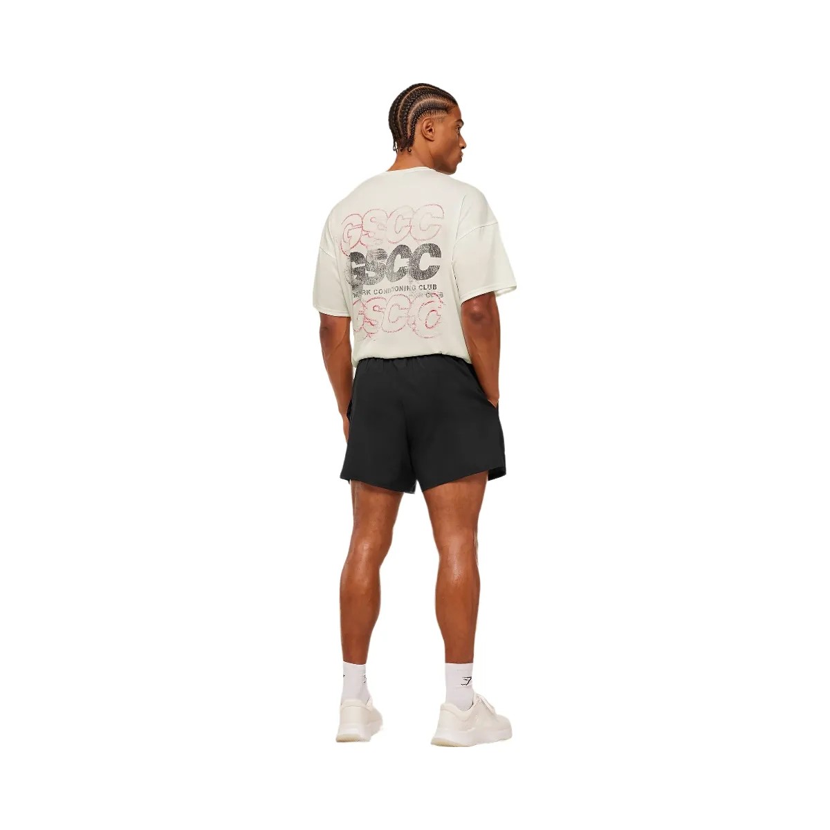 Gymshark GSCC Graphic T-Shirt "Soft White" - HypeFly India View 4