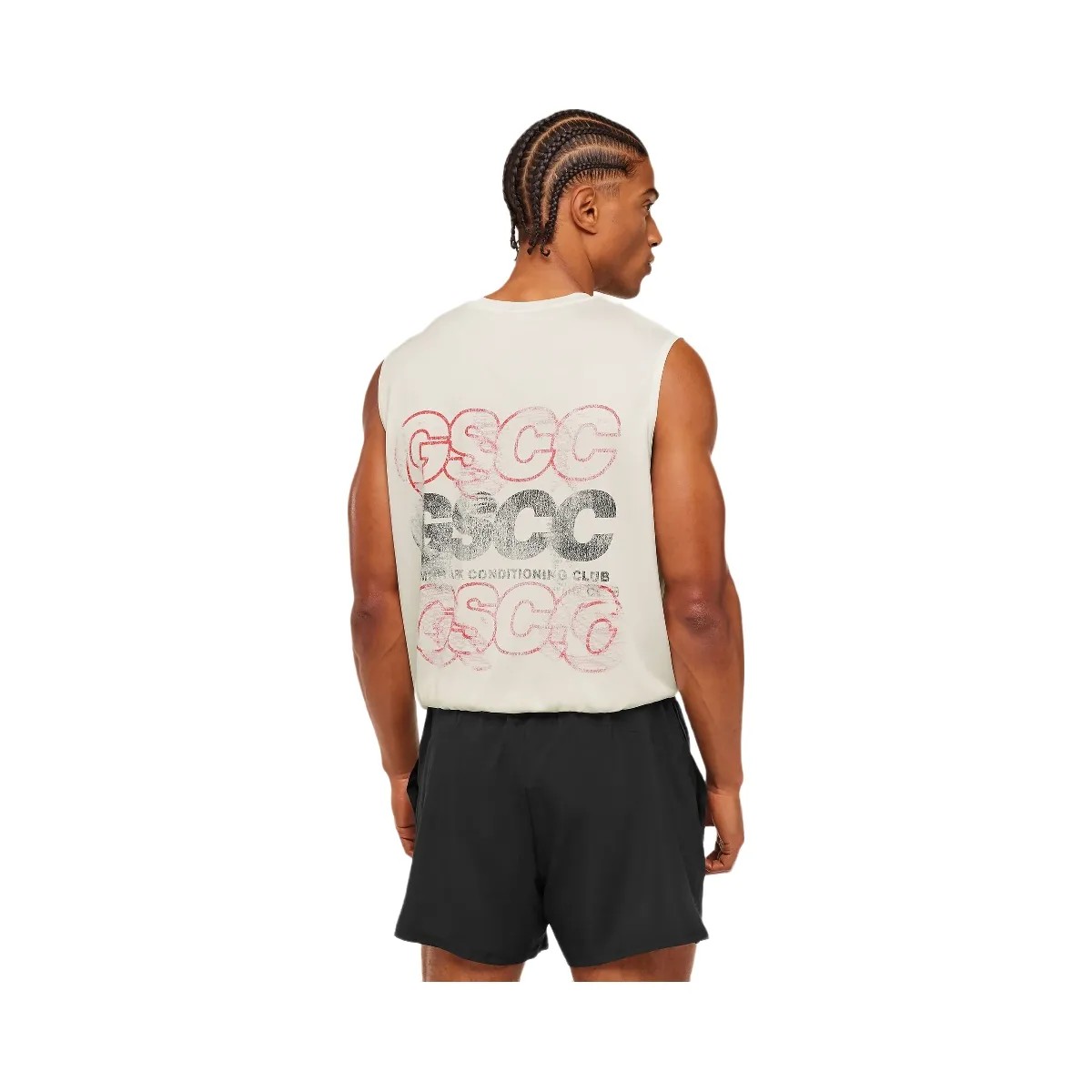 Gymshark GSCC Graphic Tank "Soft White" - HypeFly India View 1