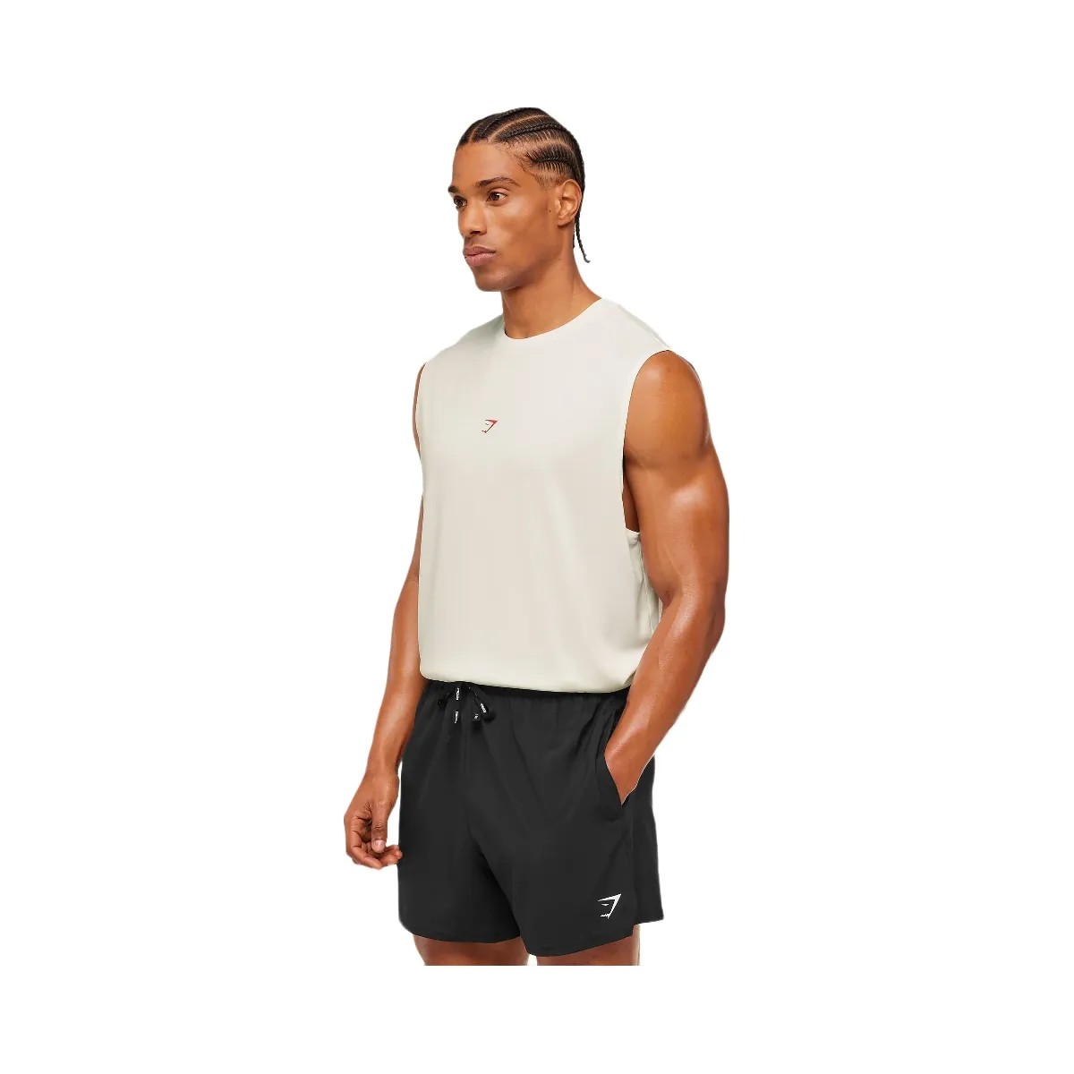 Gymshark GSCC Graphic Tank "Soft White" - HypeFly India View 3