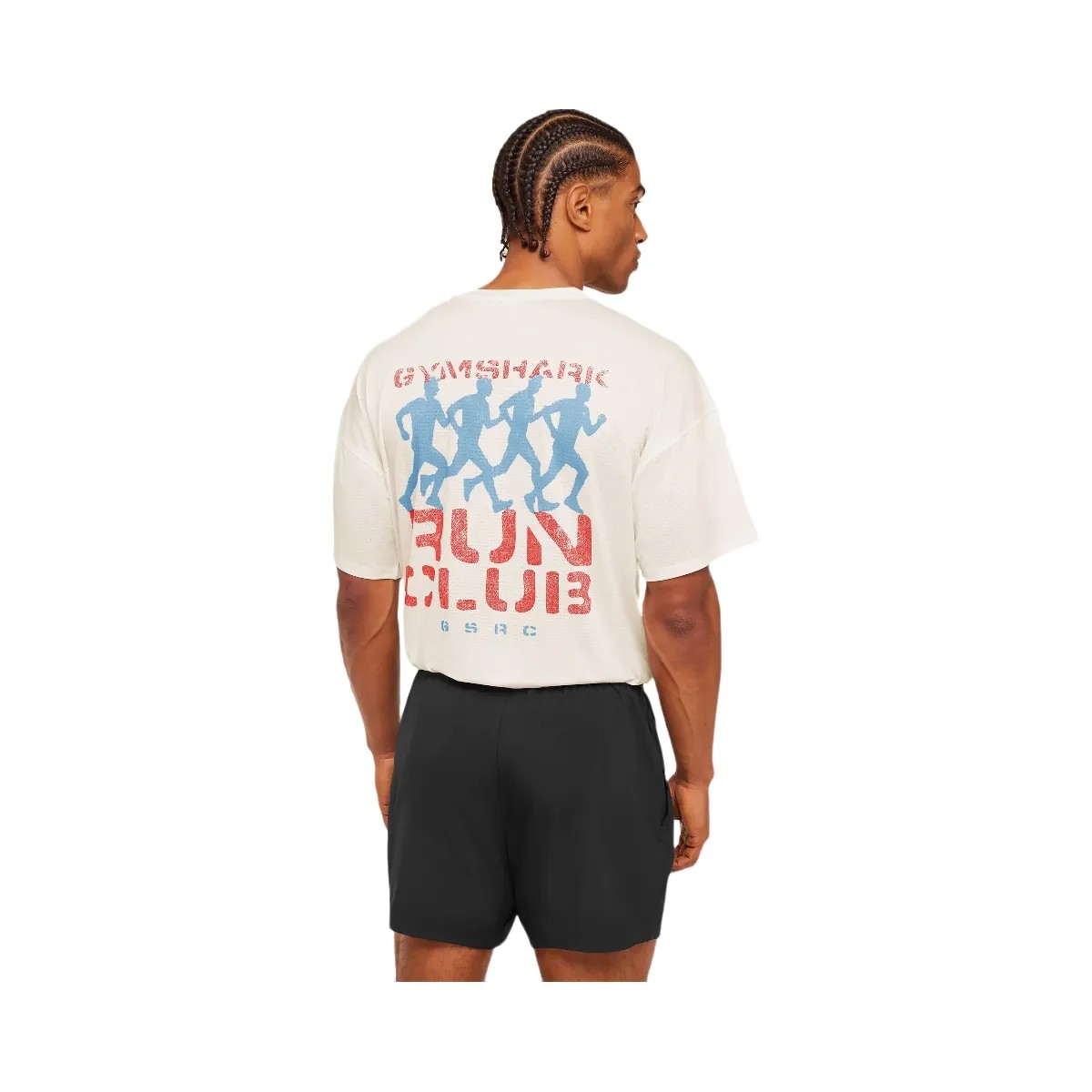 Gymshark GSRC Stencil Graphic T-Shirt "Soft White" - HypeFly India View 1