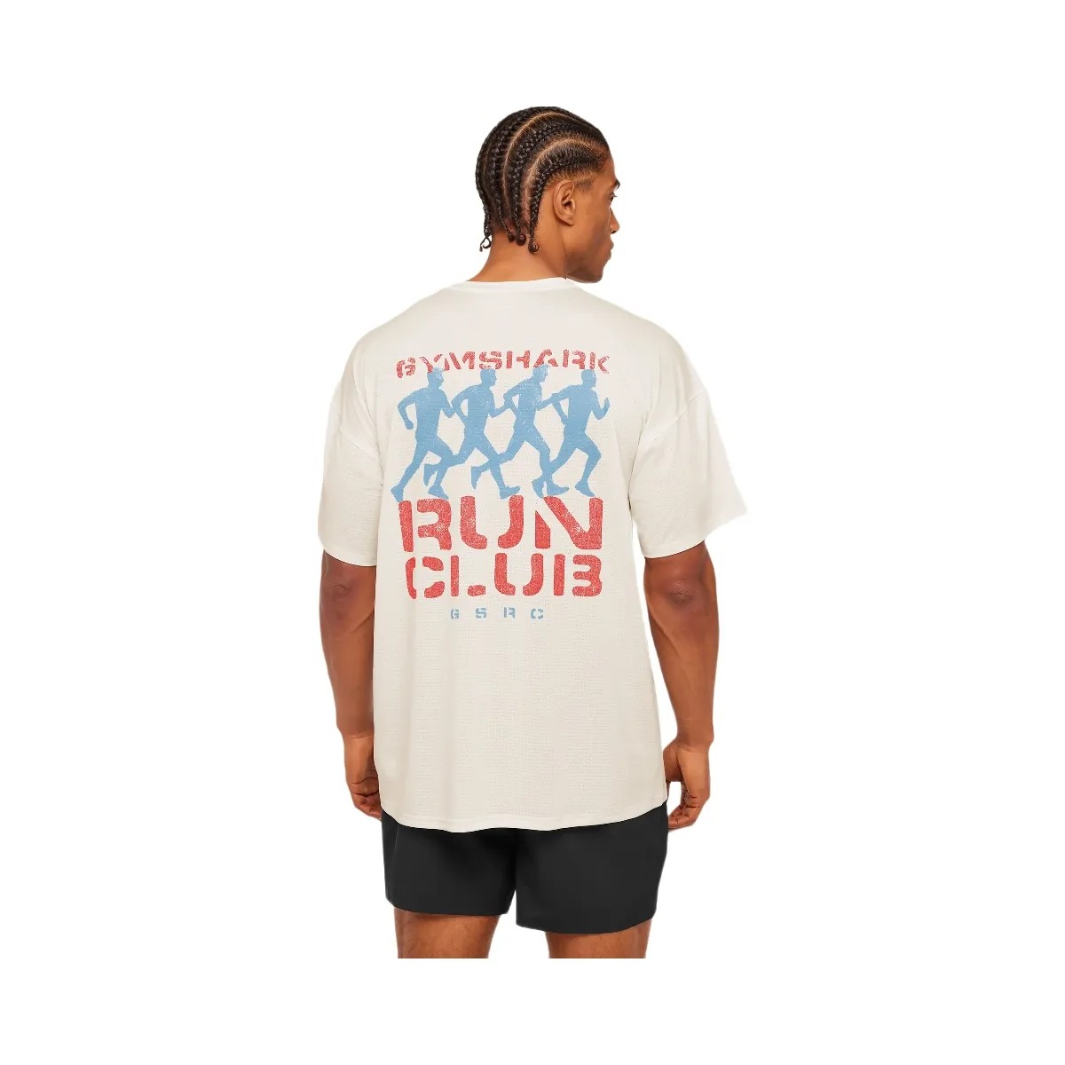 Gymshark GSRC Stencil Graphic T-Shirt "Soft White" - HypeFly India View 4