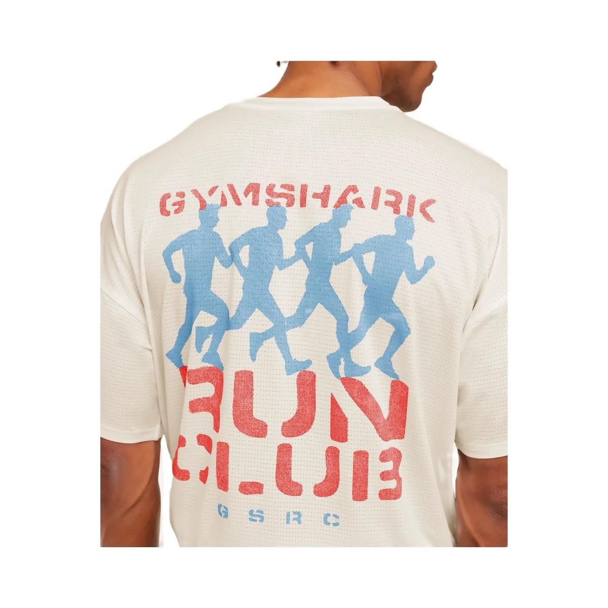 Gymshark GSRC Stencil Graphic T-Shirt "Soft White" - HypeFly India View 5