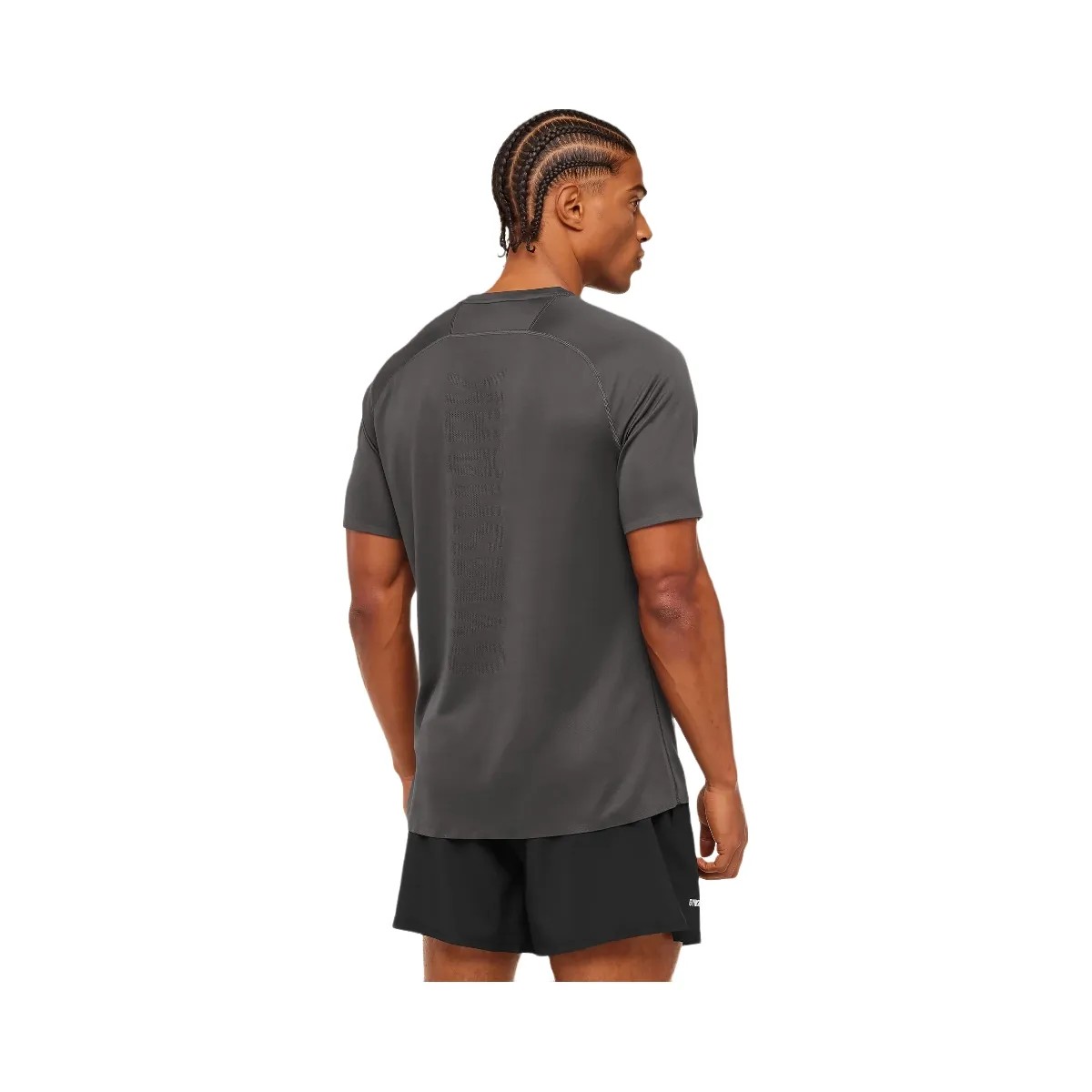 Gymshark Hybrid Engineered Jacquard T-Shirt "Grey" - HypeFly India View 3