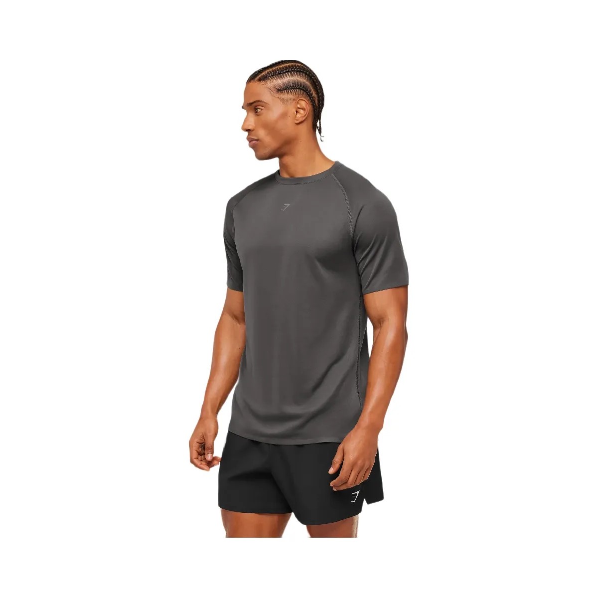 Gymshark Hybrid Engineered Jacquard T-Shirt "Grey" - HypeFly India View 4