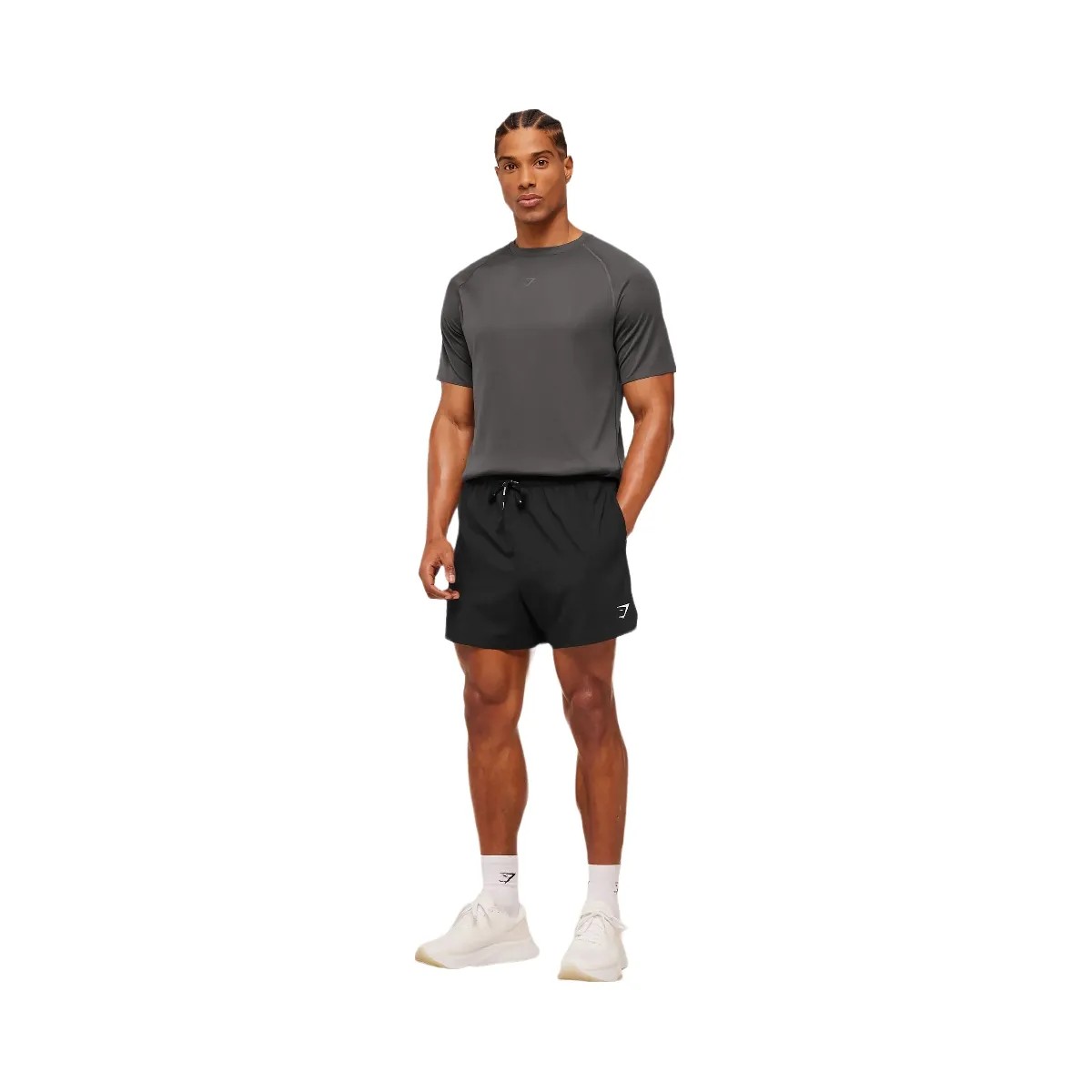 Gymshark Hybrid Engineered Jacquard T-Shirt "Grey" - HypeFly India View 5