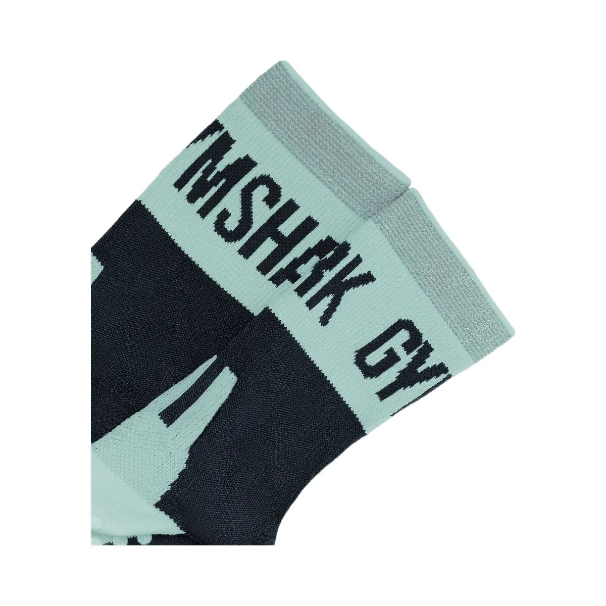 Gymshark Hybrid Training Grip Socks Single "Black Pop Turquoise" - HypeFly India View 3