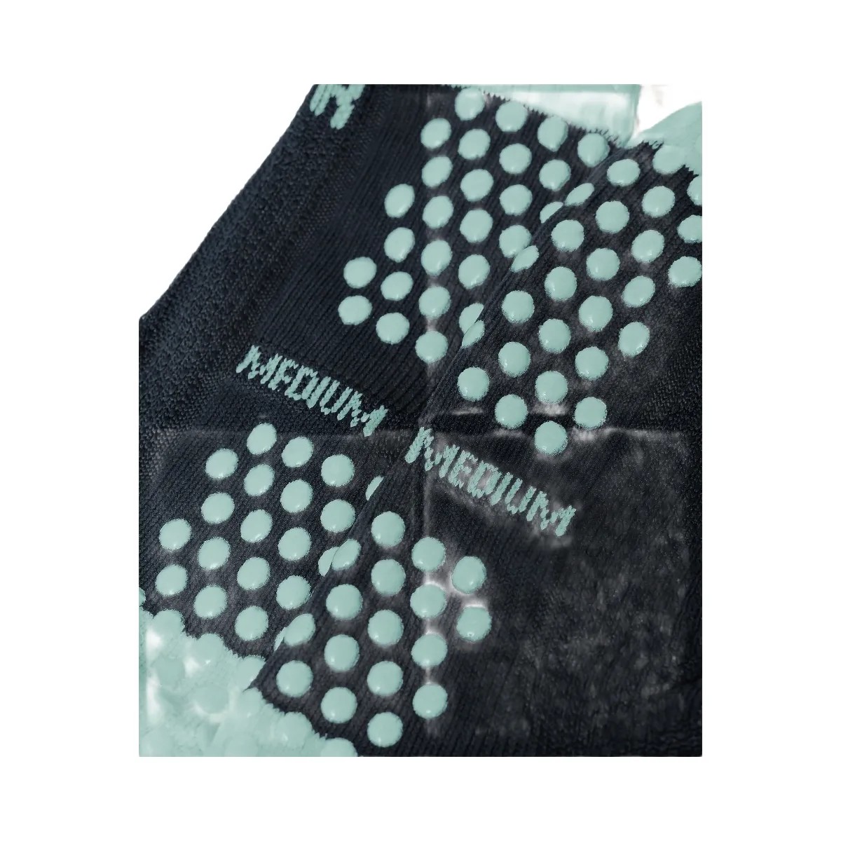 Gymshark Hybrid Training Grip Socks Single "Black Pop Turquoise" - HypeFly India View 4