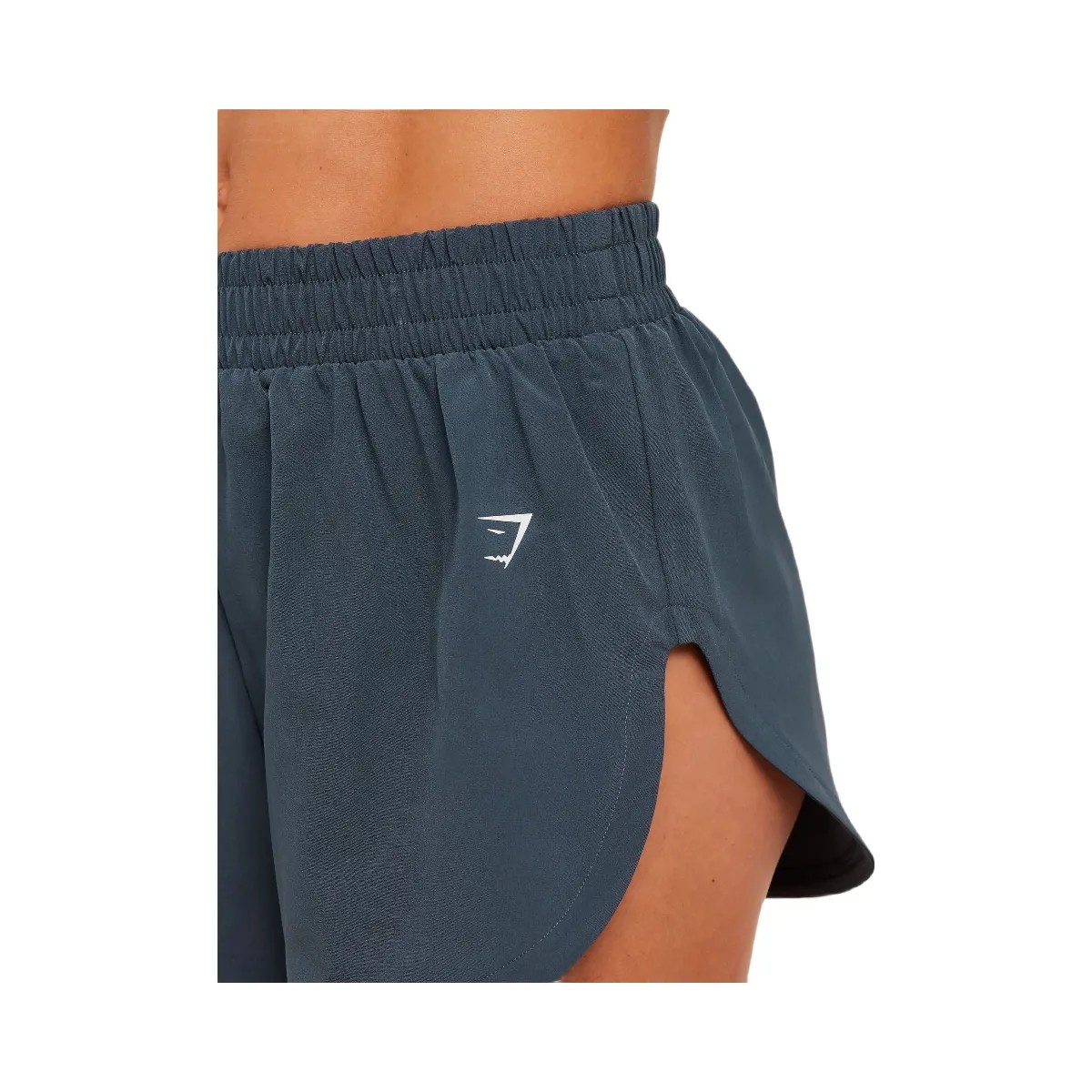 Gymshark Interval High Leg Shorts "Stealth Blue" - HypeFly India View 6