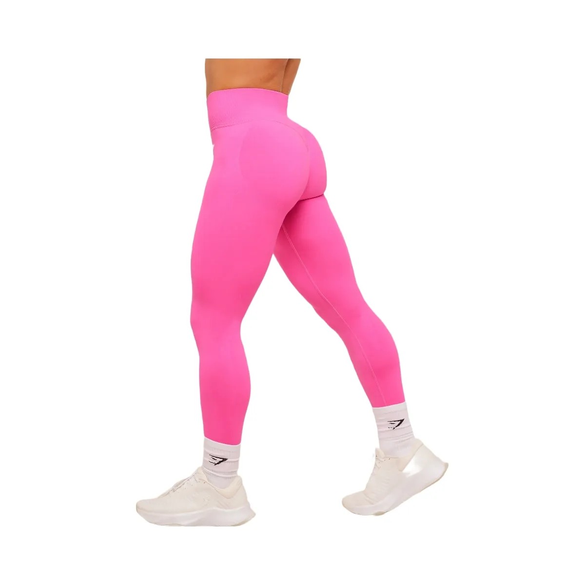 Gymshark Interval Seamless Leggings "Electric Pink" - HypeFly India View 4