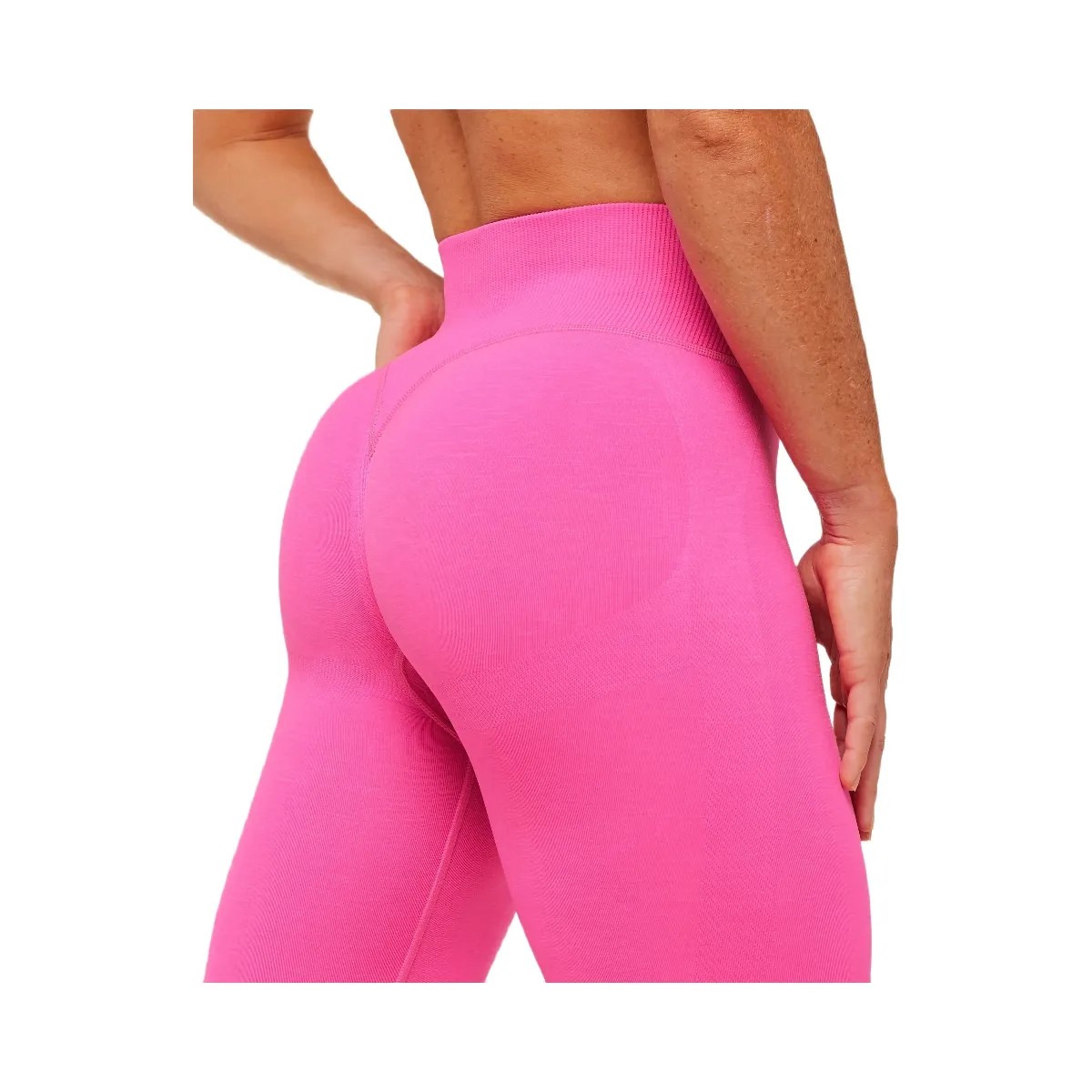 Gymshark Interval Seamless Leggings "Electric Pink" - HypeFly India View 6