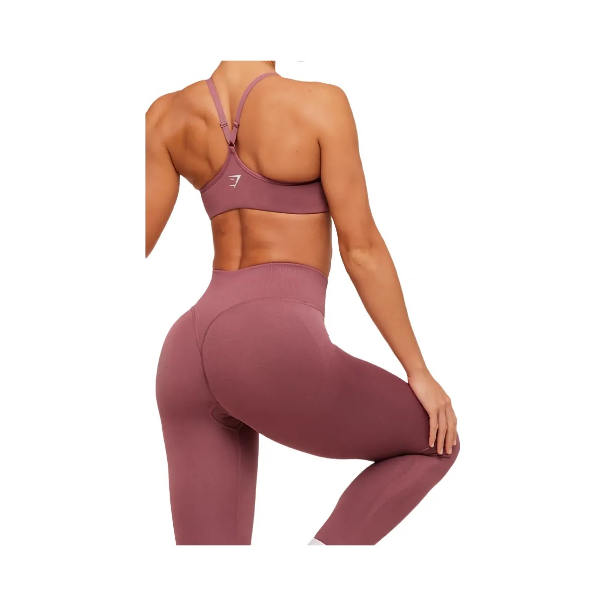 Gymshark Interval Seamless Leggings "Reset Pink" - HypeFly India View 2