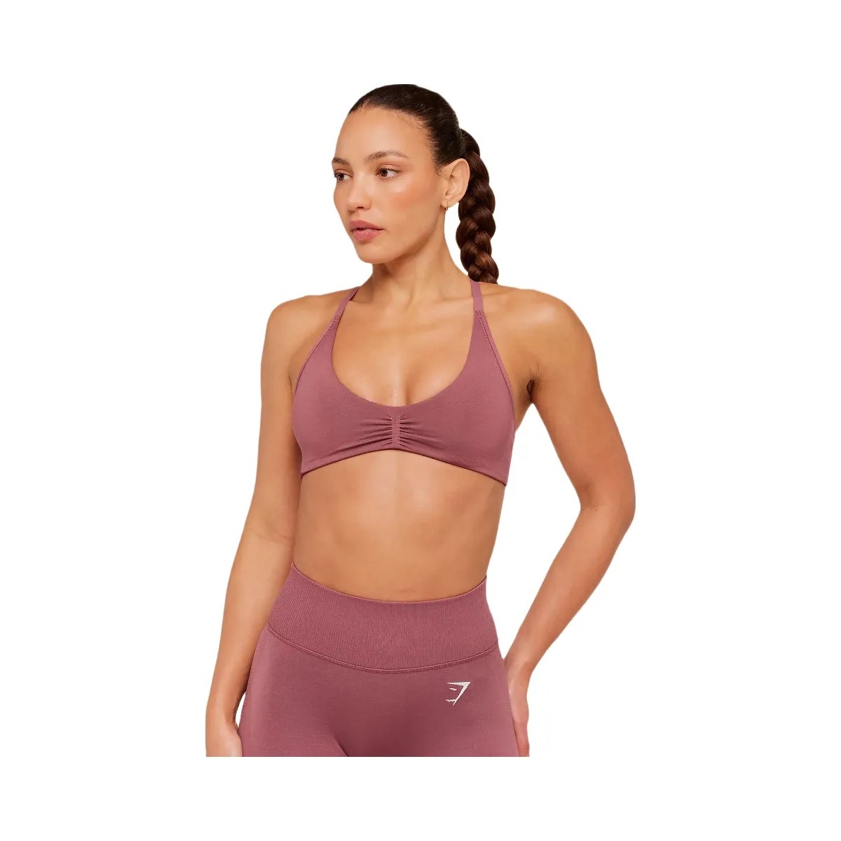 Gymshark Interval Seamless Light Support Sports Bra "Reset Pink" - HypeFly India View 1
