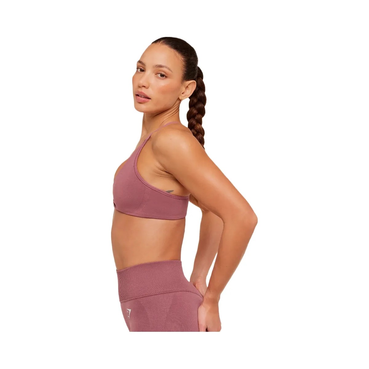 Gymshark Interval Seamless Light Support Sports Bra "Reset Pink" - HypeFly India View 4