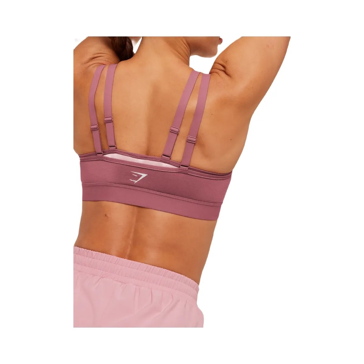 Gymshark Interval Seamless Medium Support Sports Bra "Reset Pink Light Pink" - HypeFly India View 2