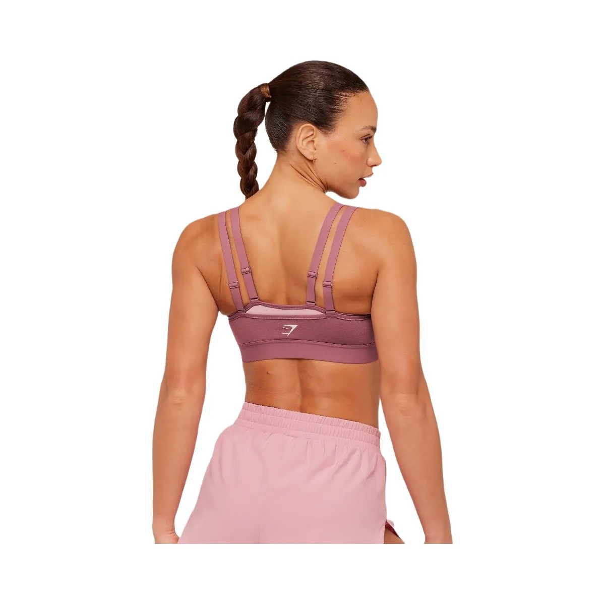 Gymshark Interval Seamless Medium Support Sports Bra "Reset Pink Light Pink" - HypeFly India View 3