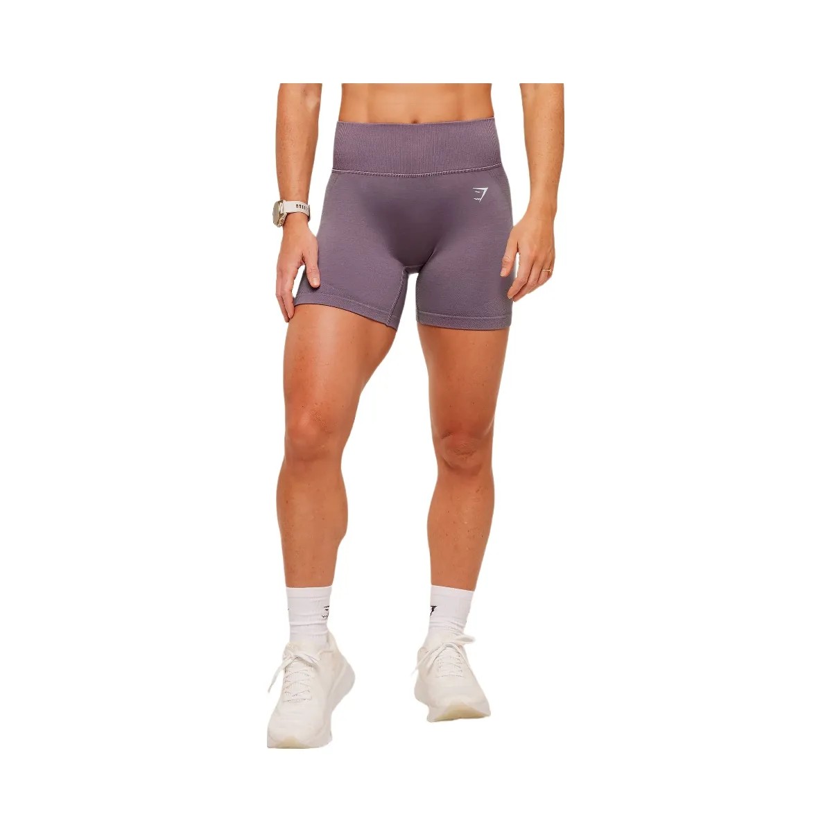 Gymshark Interval Seamless Shorts "Dusk Purple" - HypeFly India View 1