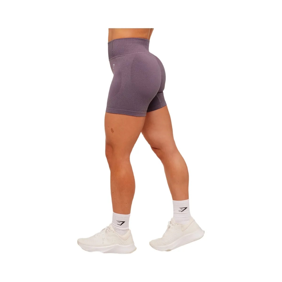Gymshark Interval Seamless Shorts "Dusk Purple" - HypeFly India View 5