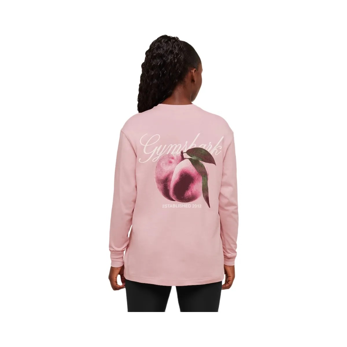 Gymshark Juicy Peach Long Sleeve T-Shirt "Cloud Pink" - HypeFly India View 1