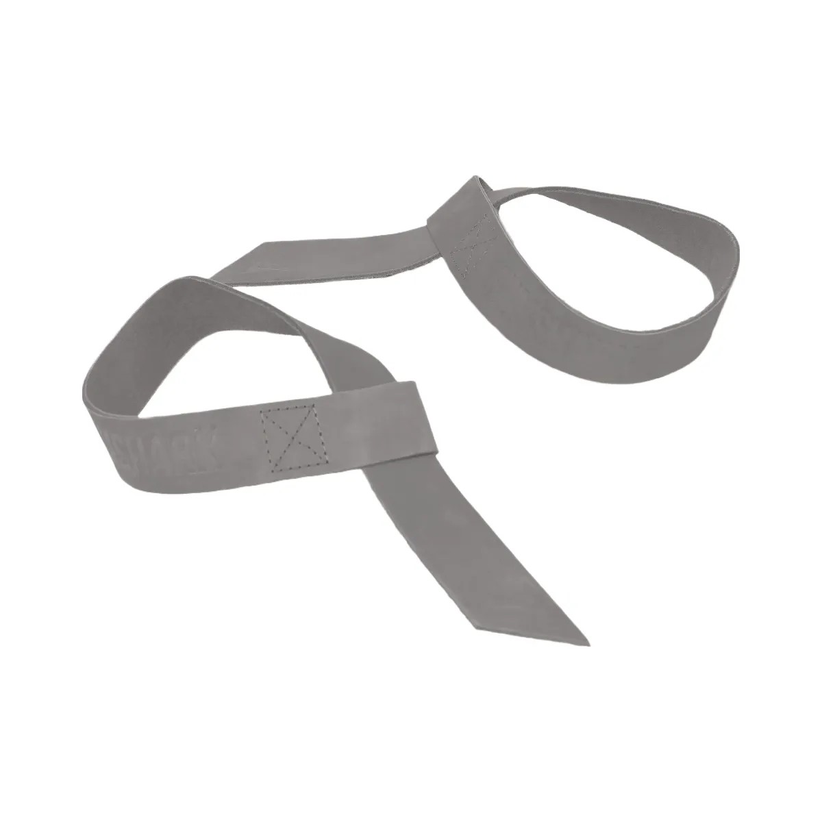 Gymshark Leather Lifting Straps "Pitch Grey" - HypeFly India View 1