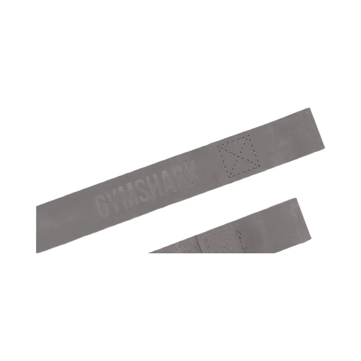 Gymshark Leather Lifting Straps "Pitch Grey" - HypeFly India View 2