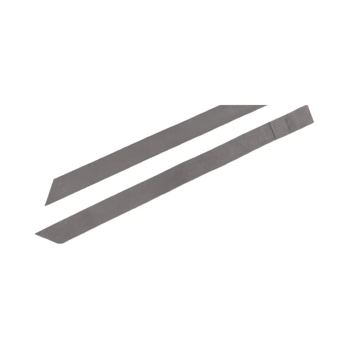 Gymshark Leather Lifting Straps "Pitch Grey" - HypeFly India View 3