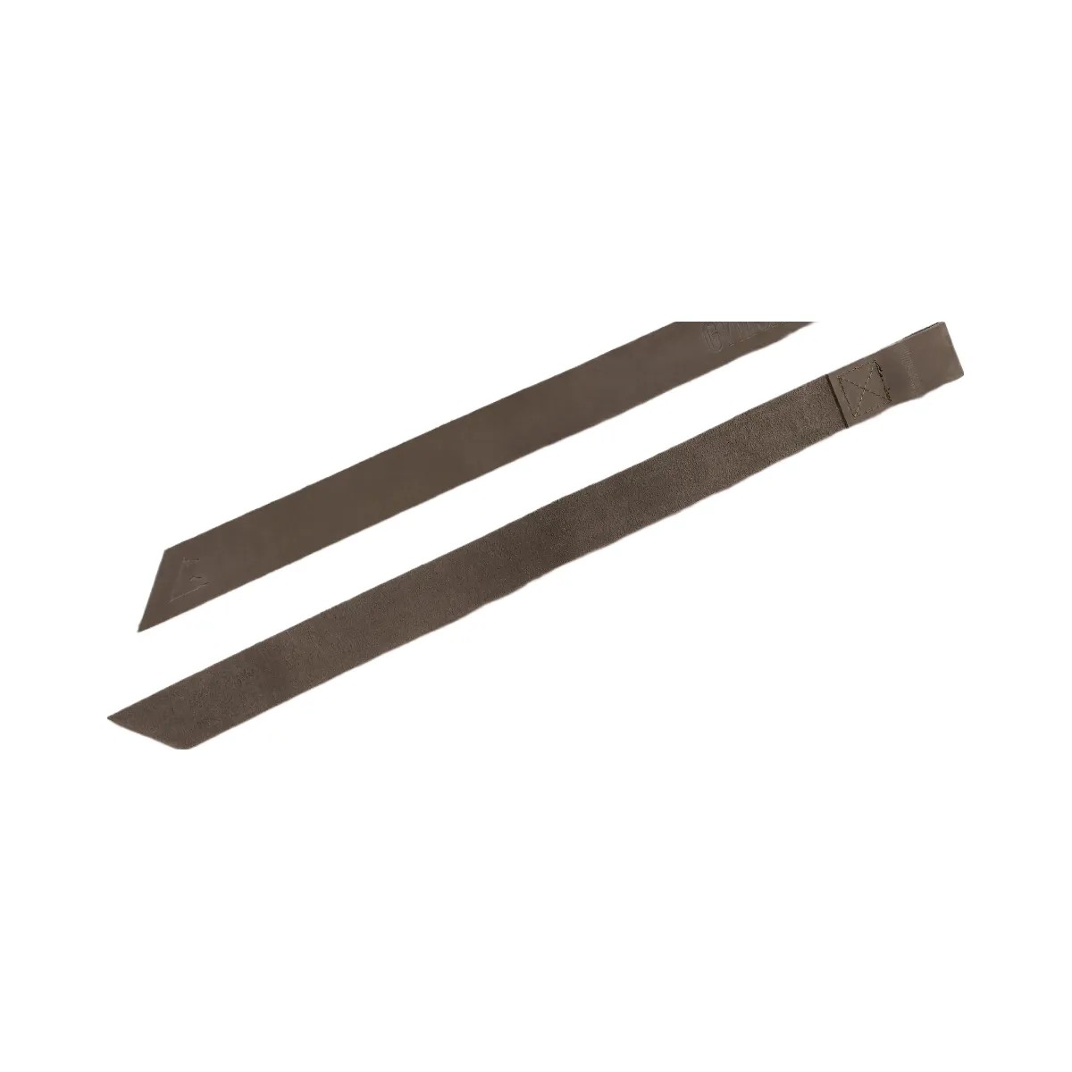 Gymshark Leather Lifting Straps "Spiced Brown" - HypeFly India View 3