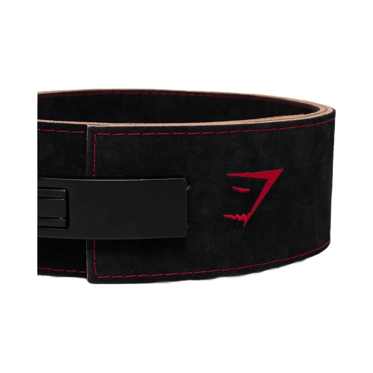 Gymshark Lever Lifting Belt "Black Carmine Red" - HypeFly India View 5