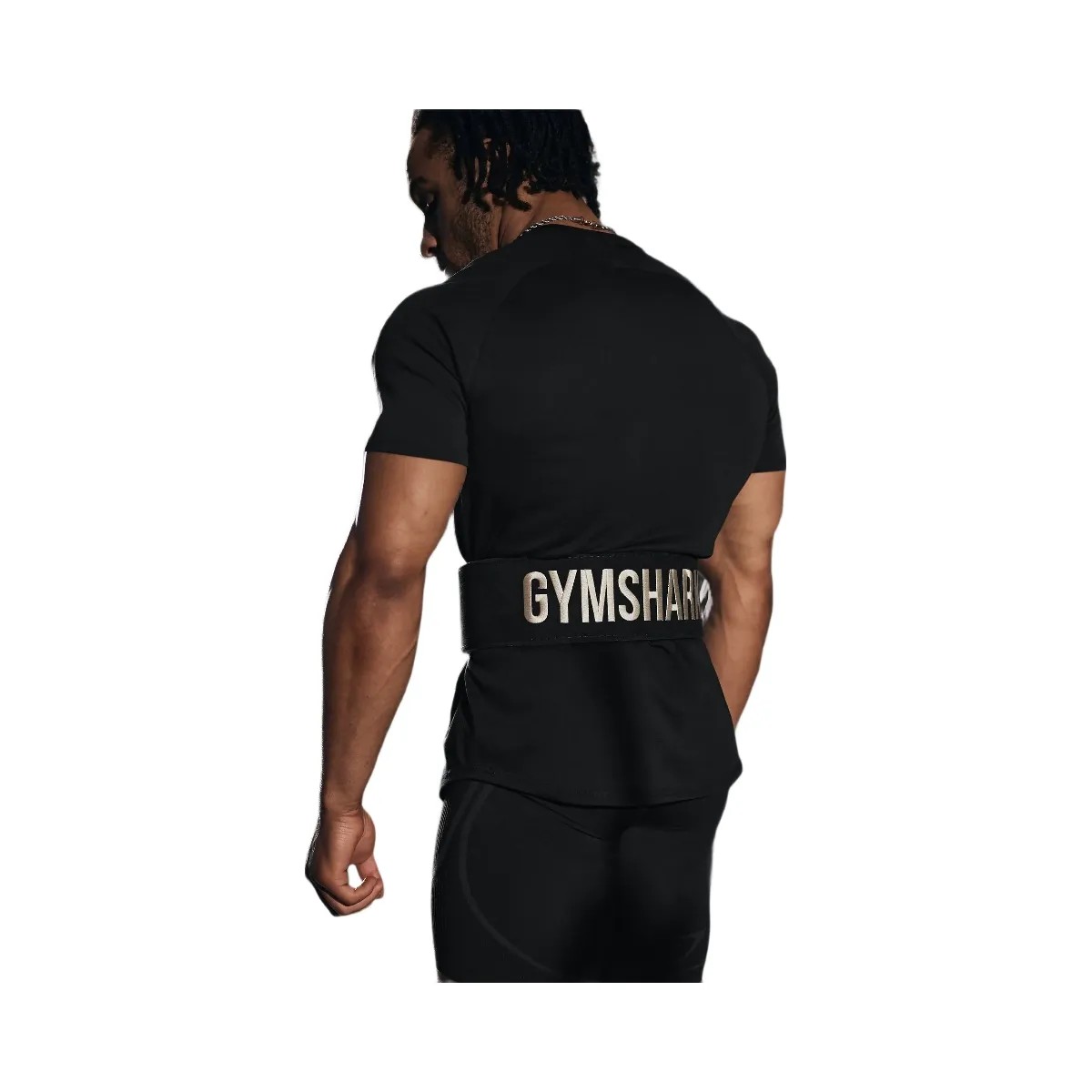 Gymshark Lever Lifting Belt "Black Ecru White" - HypeFly India View 2