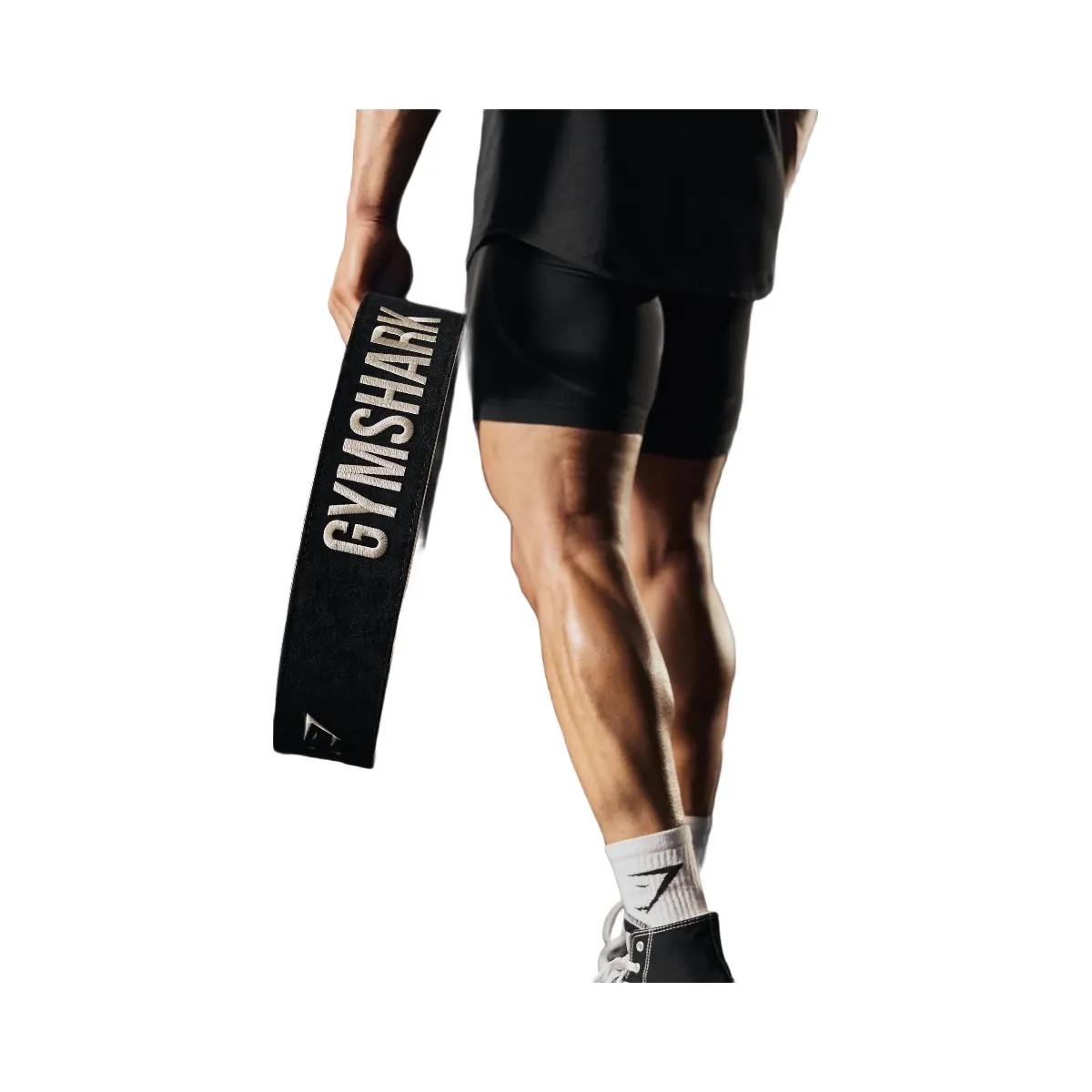 Gymshark Lever Lifting Belt "Black Ecru White" - HypeFly India View 6