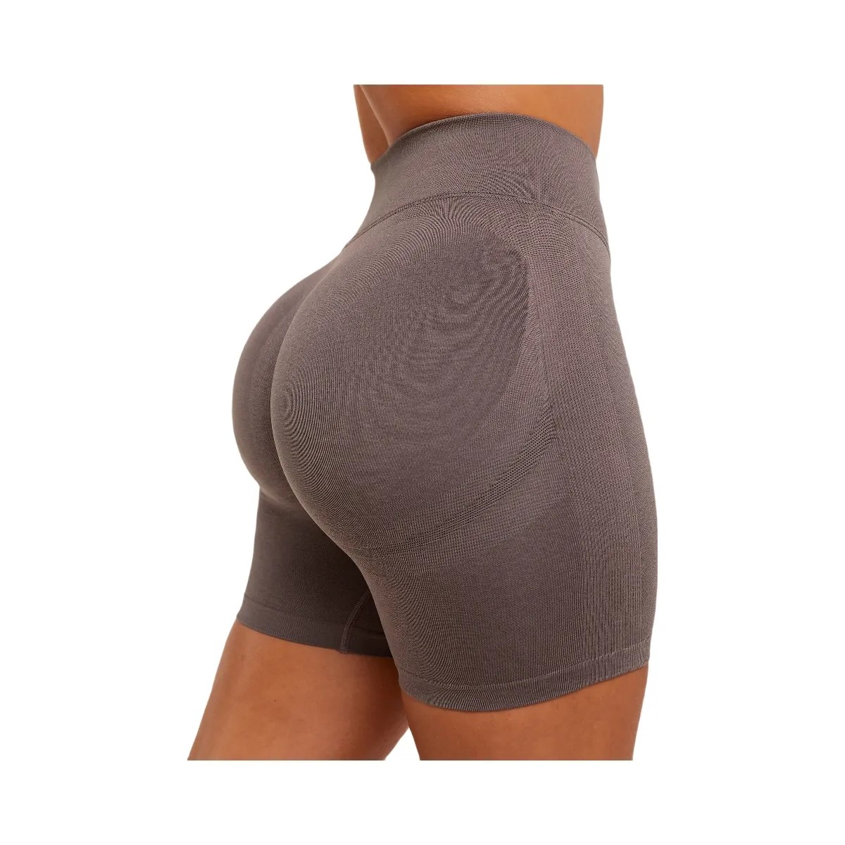 Gymshark Lift Seamless Shorts "Cool Brown" - HypeFly India View 6