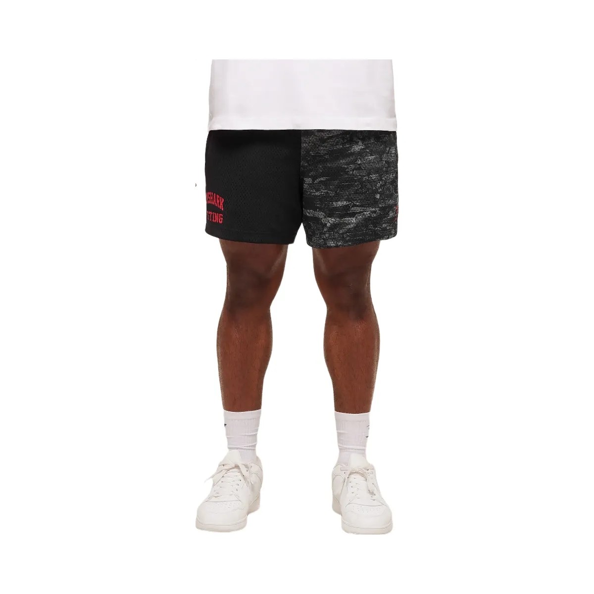 Gymshark Lifting Mesh 5" Shorts "Ash Grey" - HypeFly India View 1