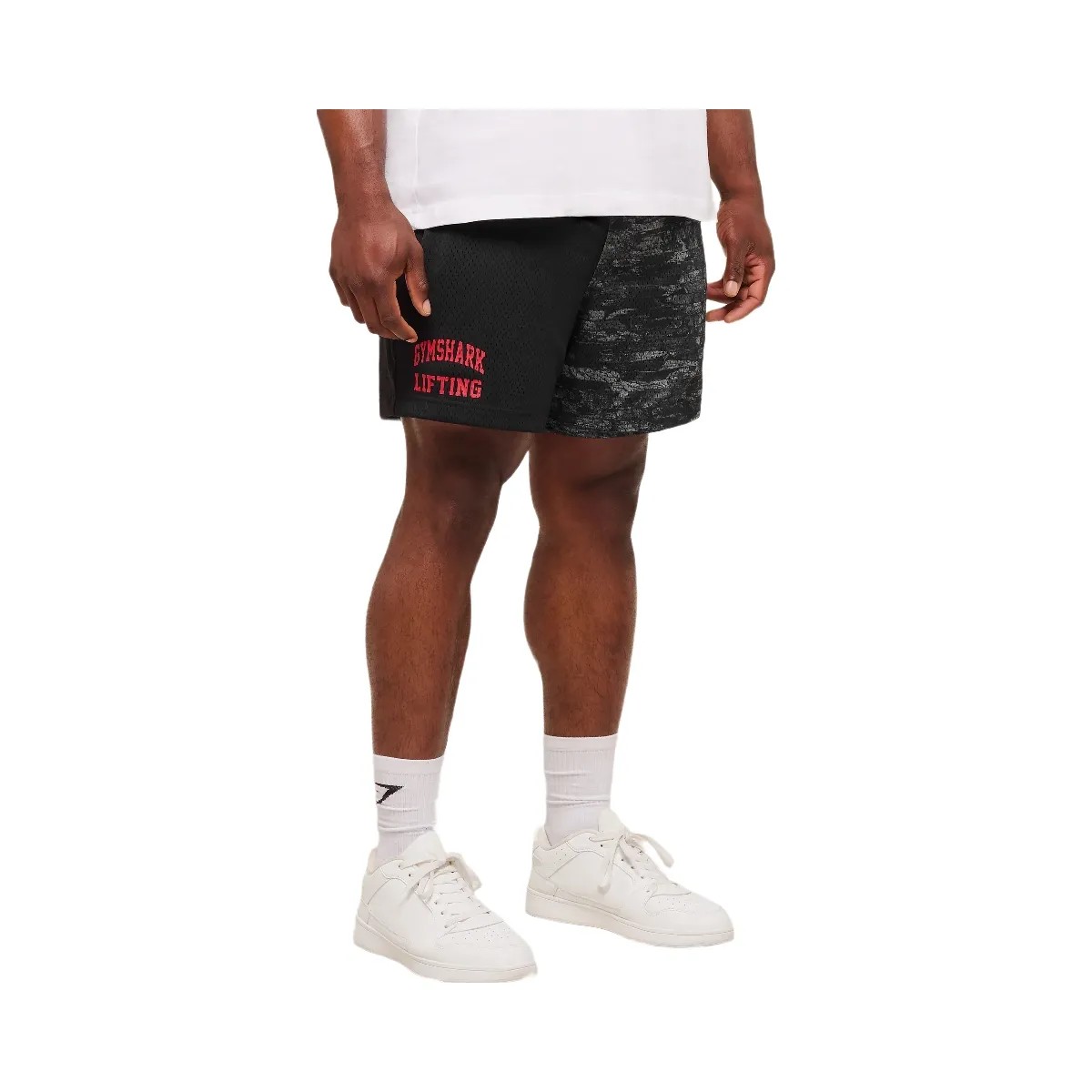Gymshark Lifting Mesh 5" Shorts "Ash Grey" - HypeFly India View 3