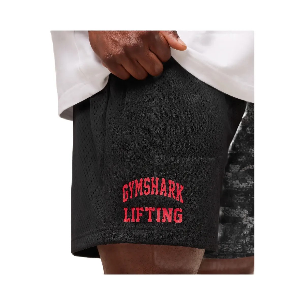 Gymshark Lifting Mesh 5" Shorts "Ash Grey" - HypeFly India View 5