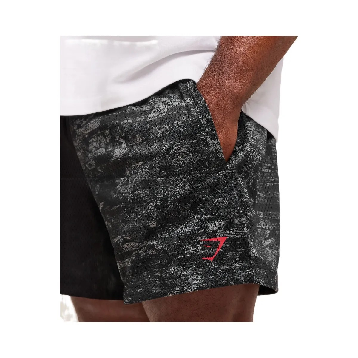 Gymshark Lifting Mesh 5" Shorts "Ash Grey" - HypeFly India View 6