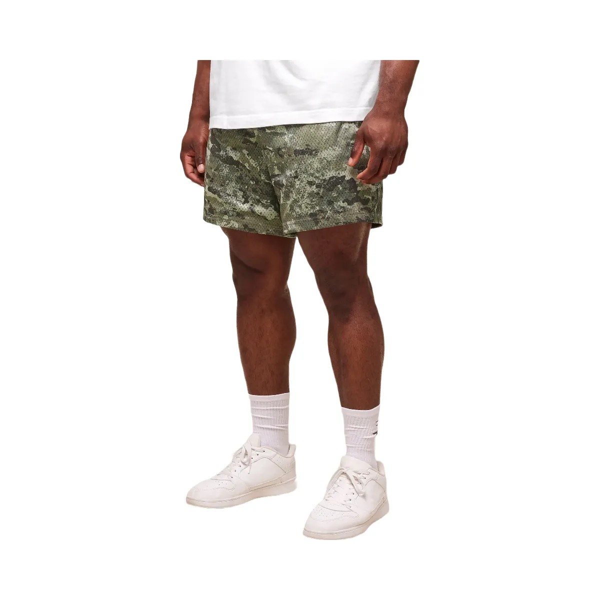 Gymshark Lifting Mesh 5" Shorts "Chalk Green" - HypeFly India View 2
