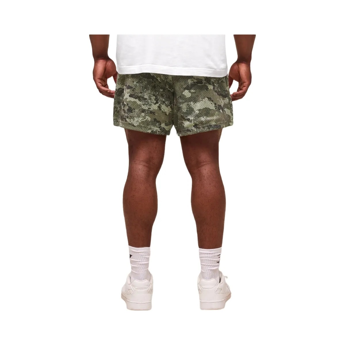 Gymshark Lifting Mesh 5" Shorts "Chalk Green" - HypeFly India View 3