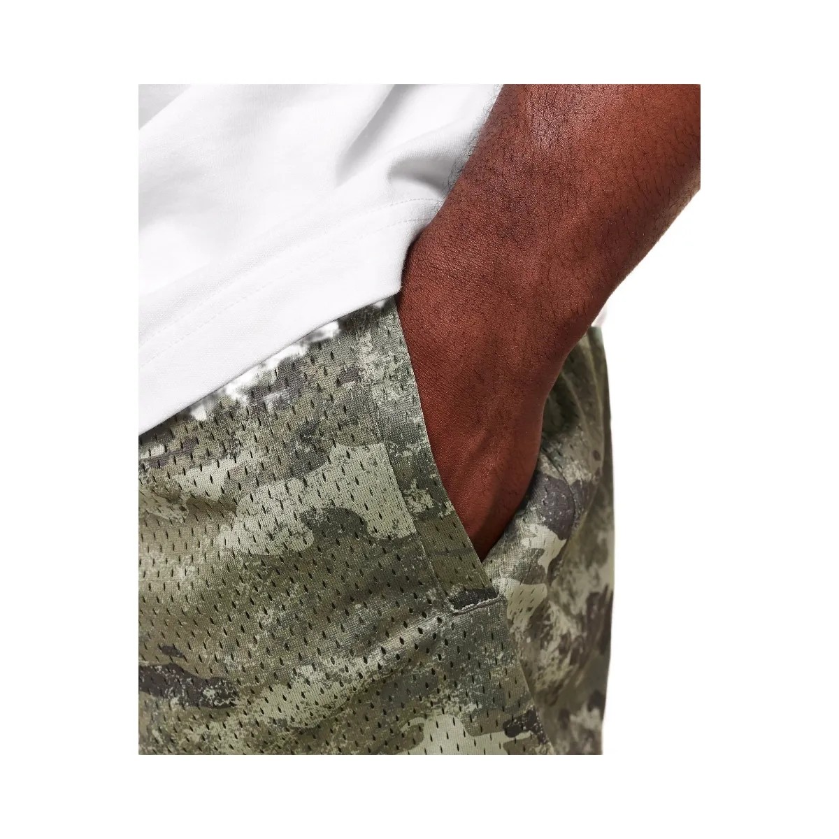 Gymshark Lifting Mesh 5" Shorts "Chalk Green" - HypeFly India View 5
