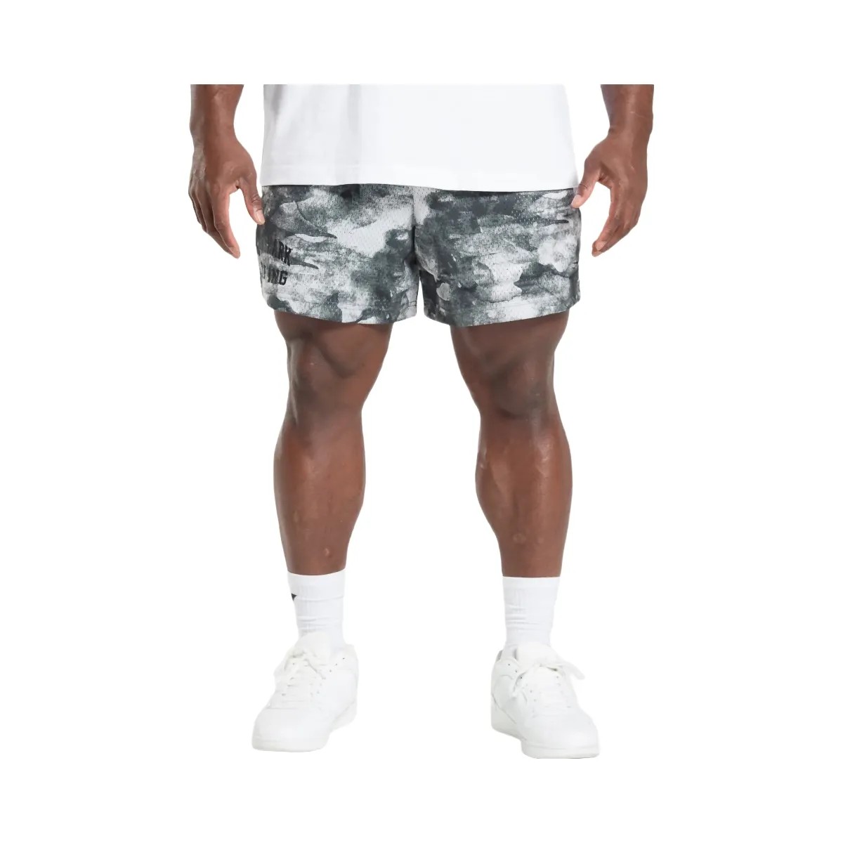 Gymshark Lifting Mesh 5" Shorts "Metal Grey" - HypeFly India View 1