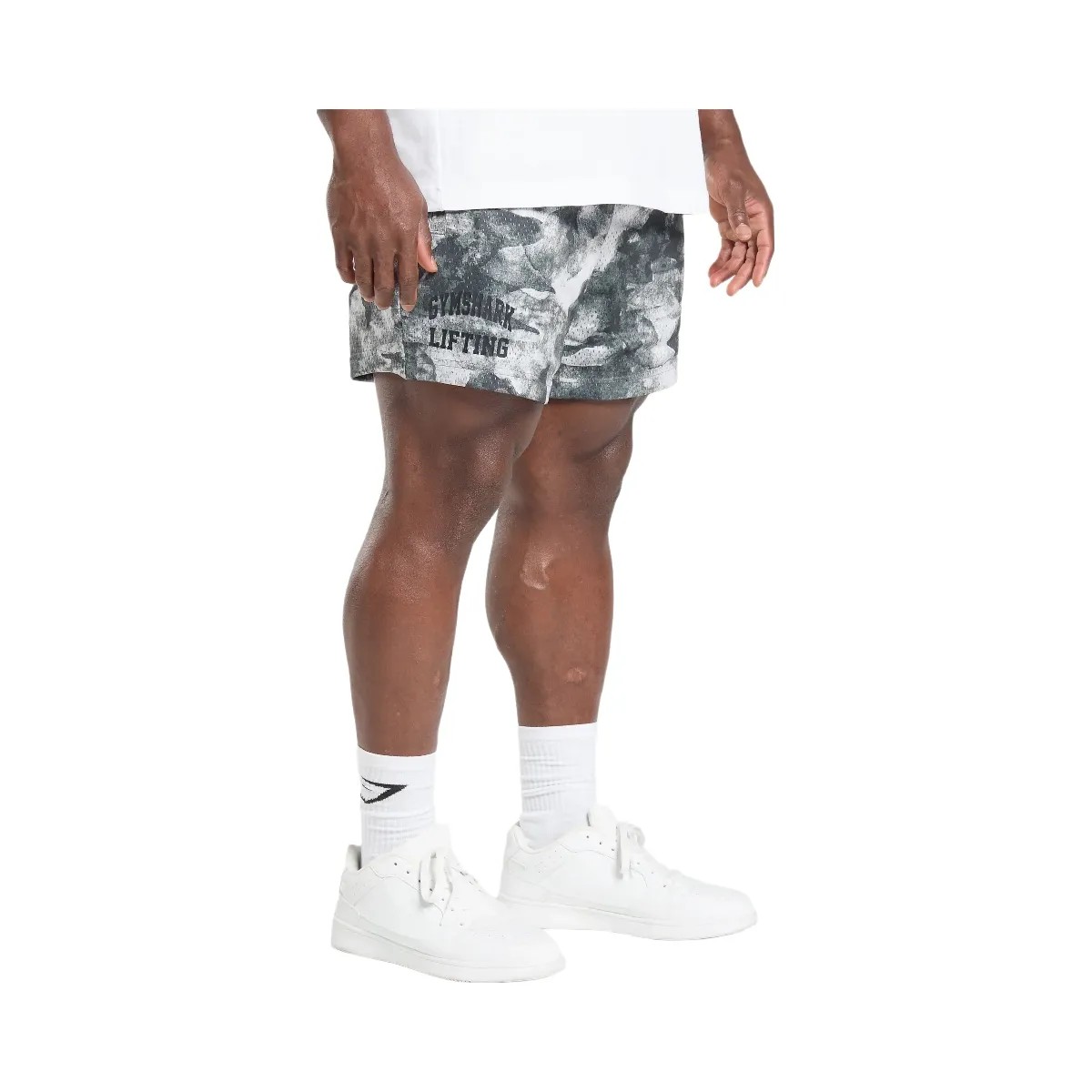 Gymshark Lifting Mesh 5" Shorts "Metal Grey" - HypeFly India View 3