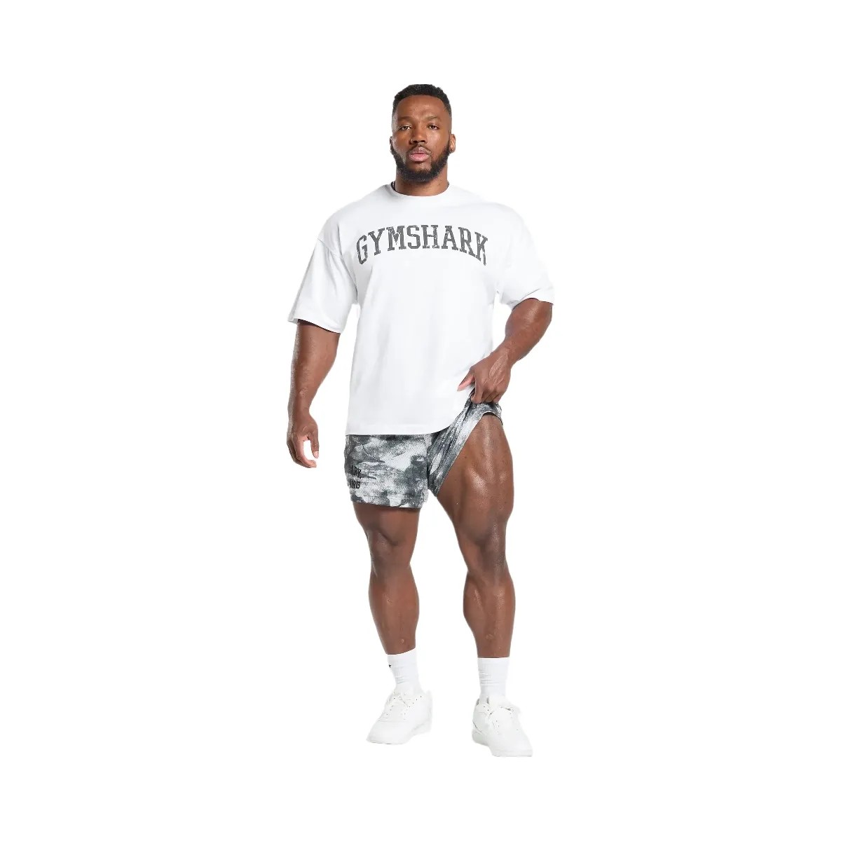 Gymshark Lifting Mesh 5" Shorts "Metal Grey" - HypeFly India View 4