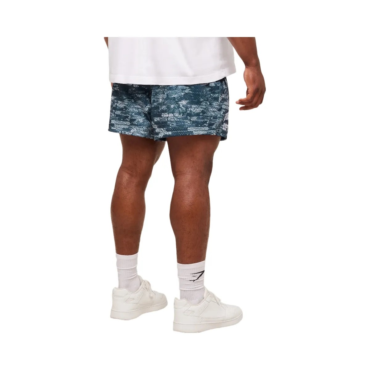 Gymshark Lifting Mesh 5" Shorts "Smoke Blue" - HypeFly India View 2