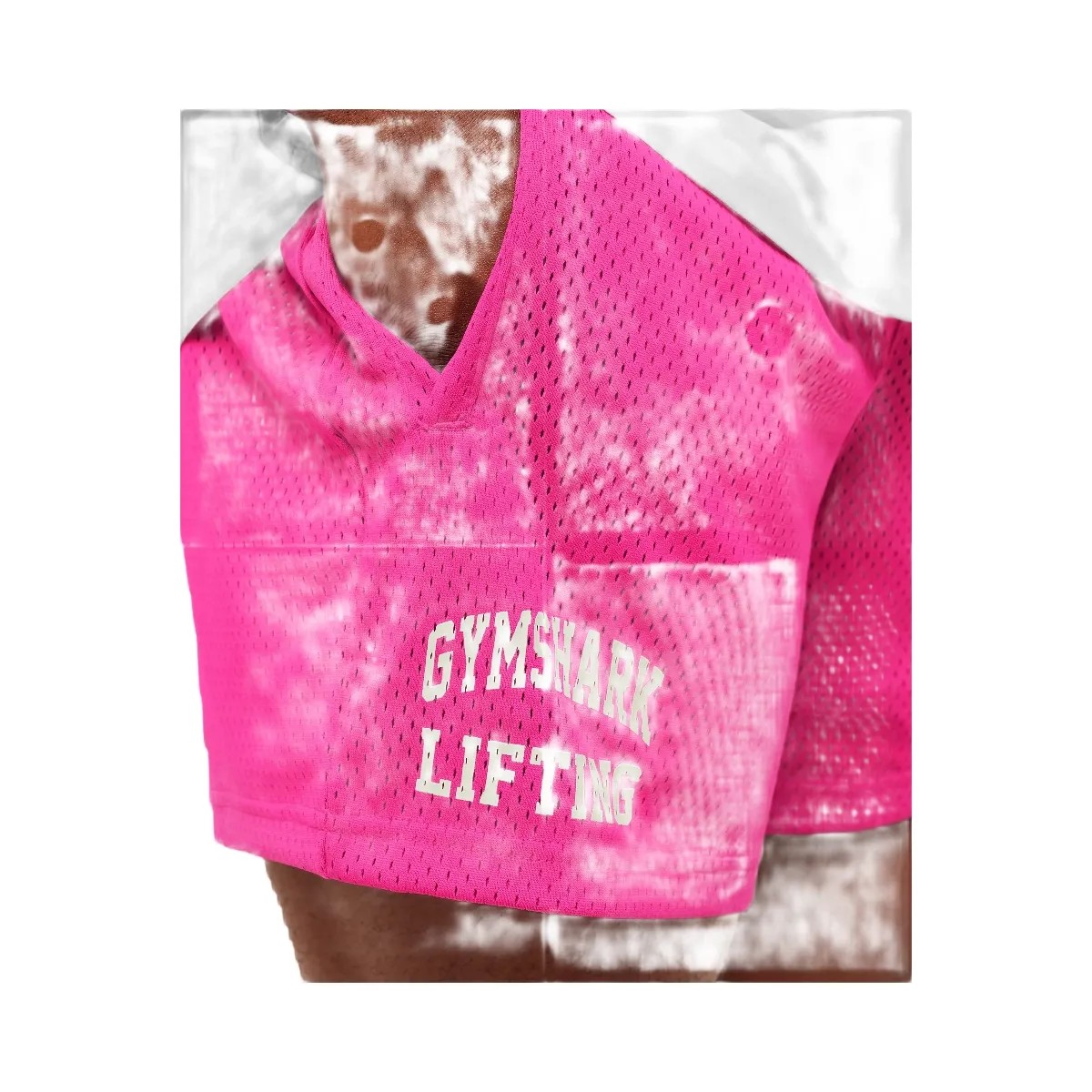 Gymshark Lifting Mesh 5" Shorts "Super-Set Pink" - HypeFly India View 4