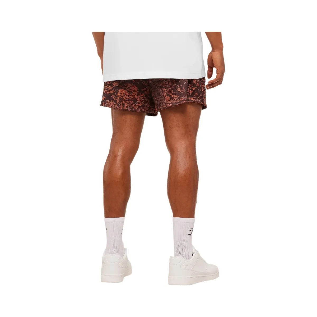 Gymshark Lifting Mesh 5" Shorts "Terracotta Orange" - HypeFly India View 2