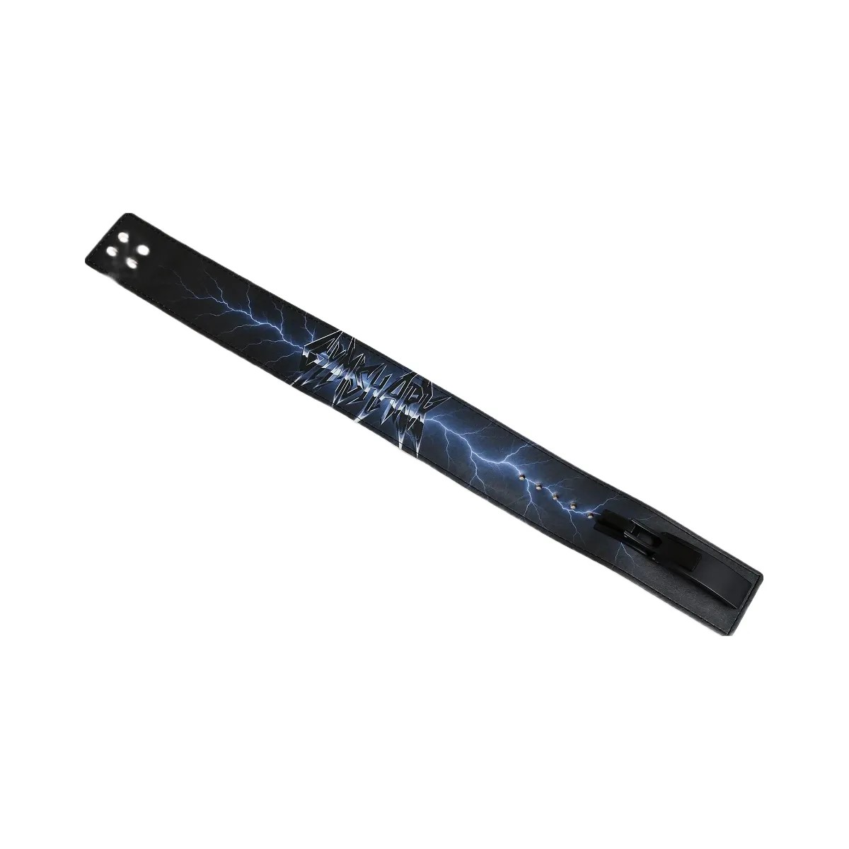 Gymshark Lightning Graphic Lever Belt "GS Black" - HypeFly India View 2