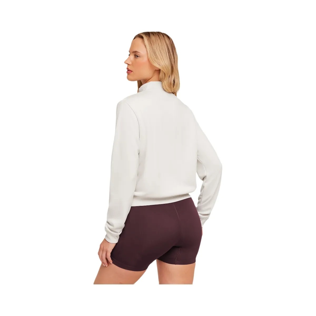 Gymshark Lightweight Tricot Zip Through Jacket "Tinted White Cherry Purple" - HypeFly India View 2